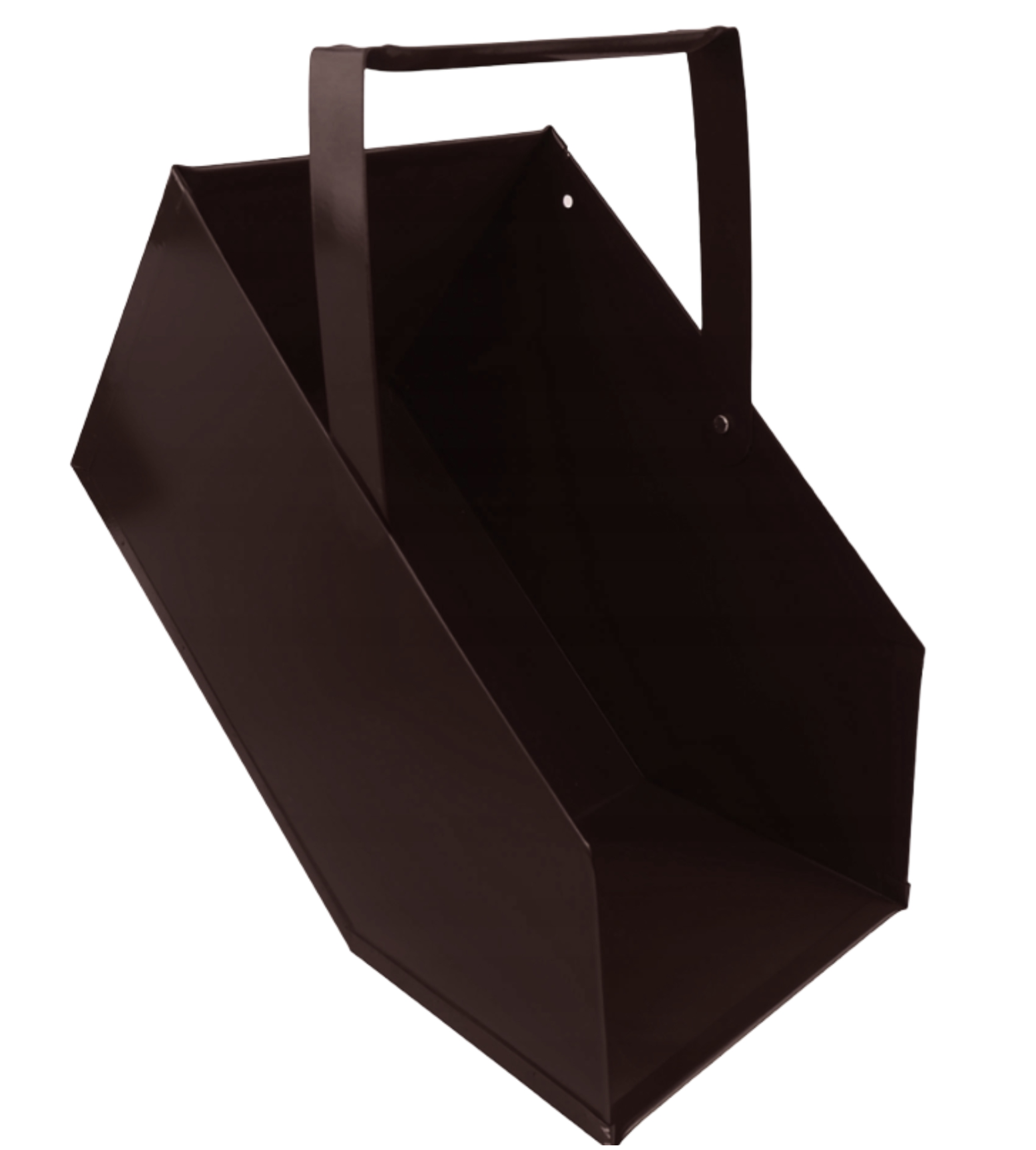 Kovový kôš na uhlie a brikety – bronz – Obrázok 5